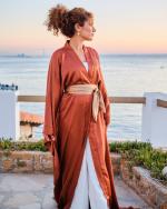 Kimono Lunaria Éclat de cuivre 