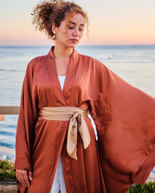 Kimono Lunaria Éclat de cuivre 