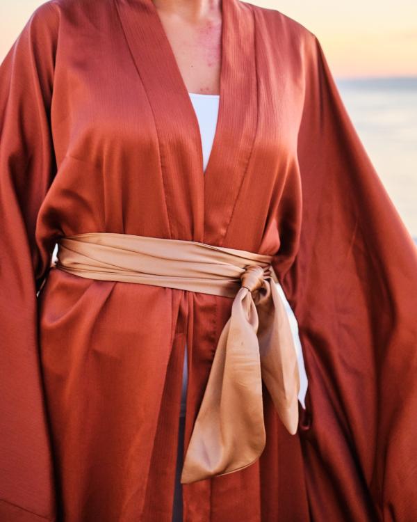 Kimono Lunaria Éclat de cuivre 