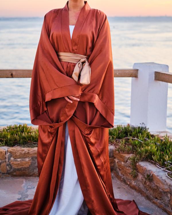 Kimono Lunaria Éclat de cuivre 