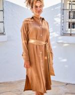 Robe midi Lunaria Sable 