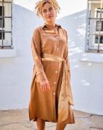 Robe midi Lunaria Sable 