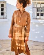 Robe midi Lunaria Sable 