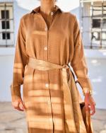 Robe midi Lunaria Sable 
