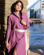 Robe midi Lunaria Mauve 