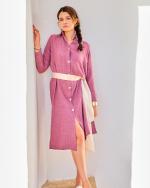 Robe midi Lunaria Mauve 