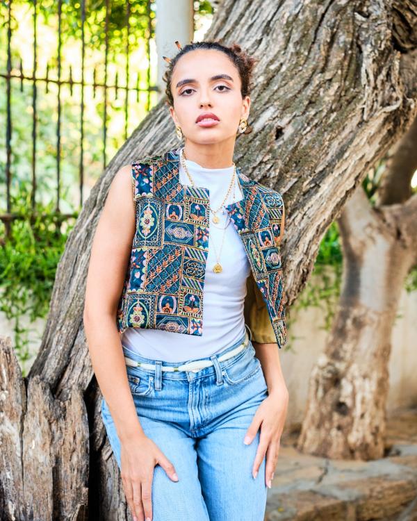 Gilet Lunaria Bleu