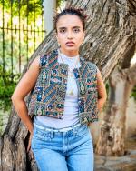 Gilet Lunaria Bleu