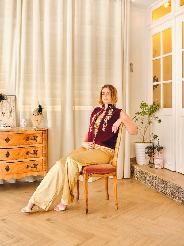 Gilet ZAPHIRA Burgundy