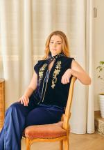 Gilet ZAPHIRA Bleu Profond 