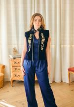 Gilet ZAPHIRA Bleu Profond 