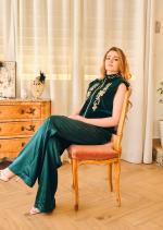 Gilet ZAPHIRA Vert Emeraude 