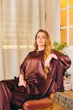 Ensemble ZAPHIRA Marron Glacé