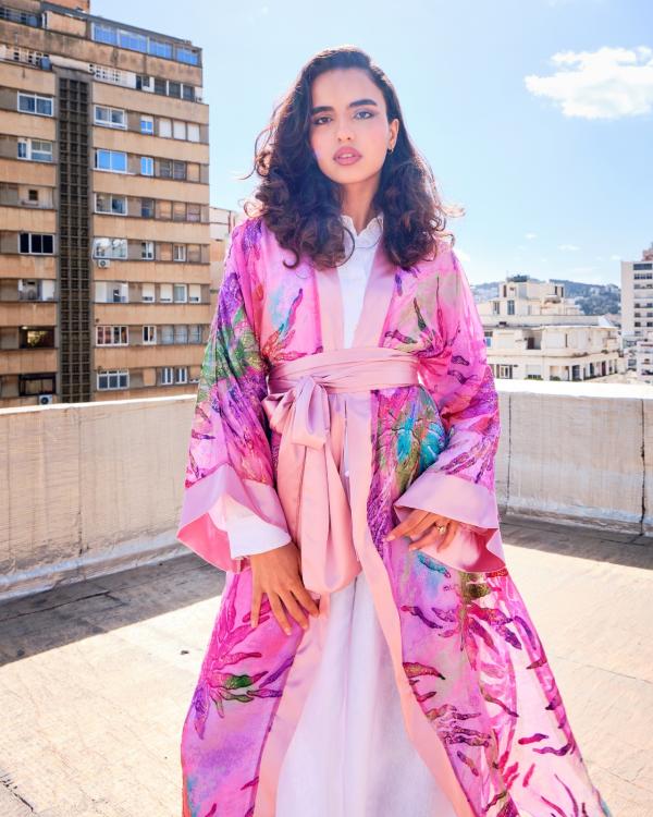 Kimono Zyrie Rose pastel 
