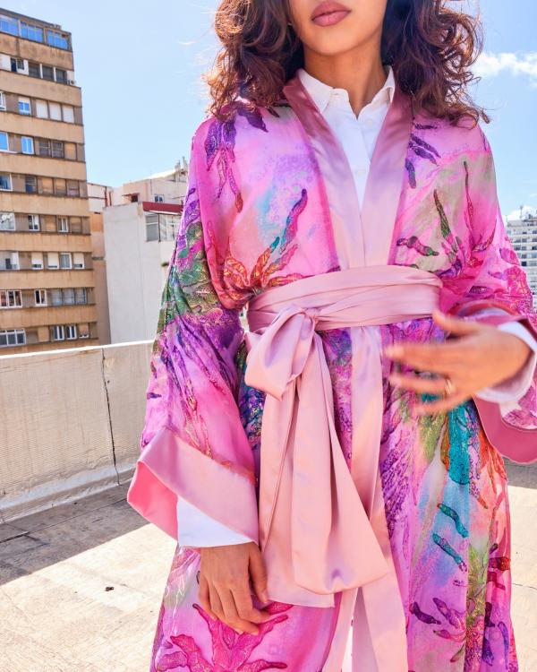 Kimono Zyrie Rose pastel 