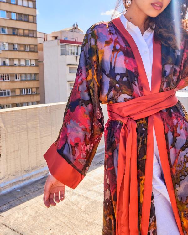 Kimono Zyrie Brique