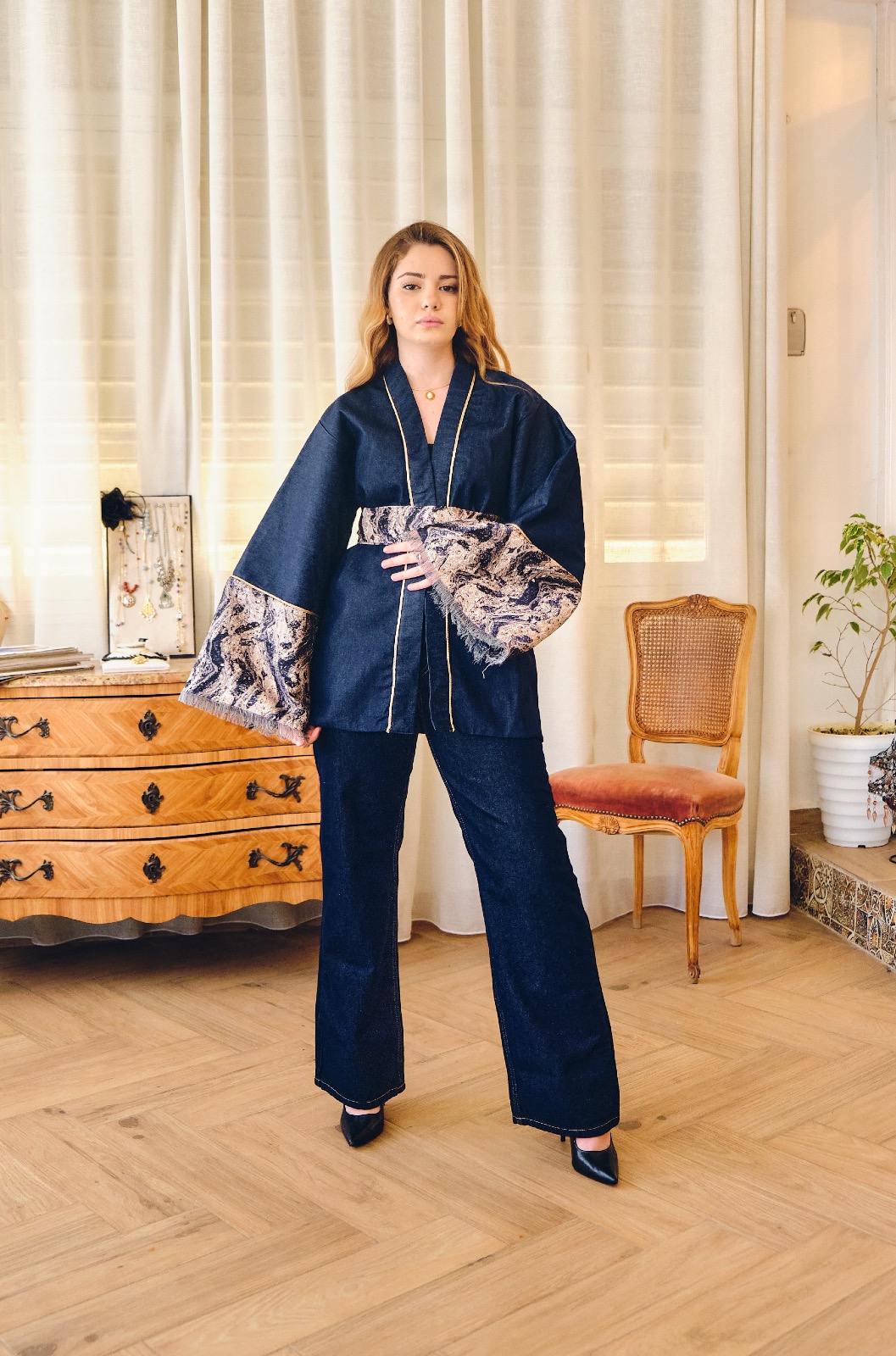 Veste Kimono ZAPHIRA