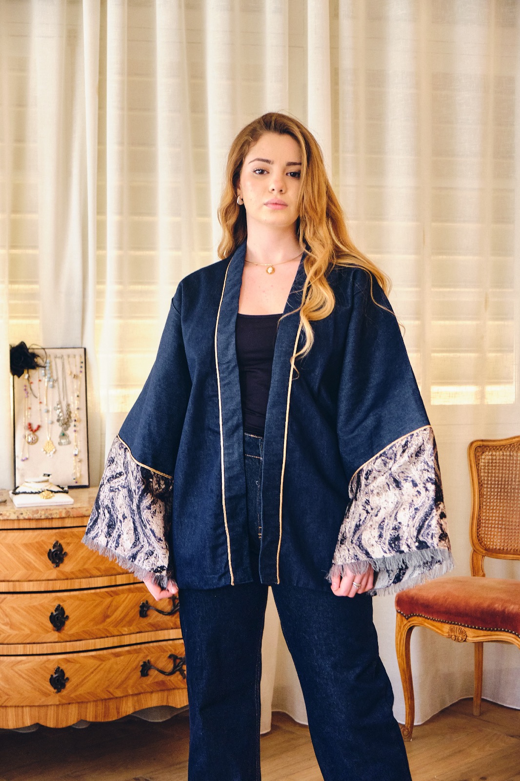 Veste Kimono ZAPHIRA