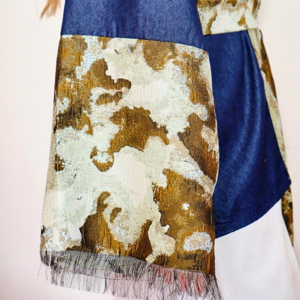 Veste Jean et brocard rose  (dupliqué)