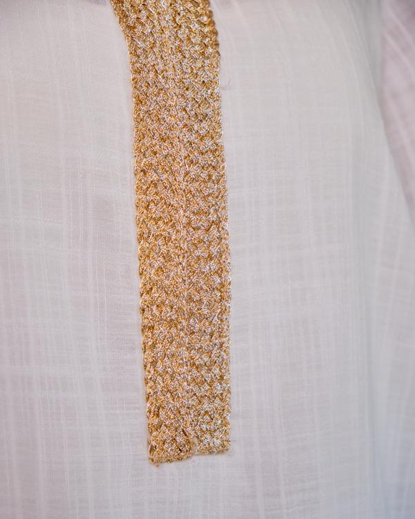 Tunique Leyla Lin naturel  manches longues