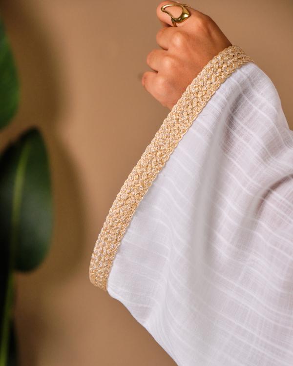 Tunique Leyla Lin naturel  manches longues