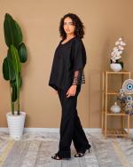 Ensemble Lin naturelle summer Black