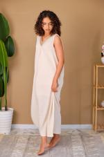 Robe romantique en Lin naturel 