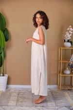 Robe romantique en Lin naturel 