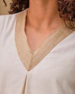 Robe romantique en Lin naturel 