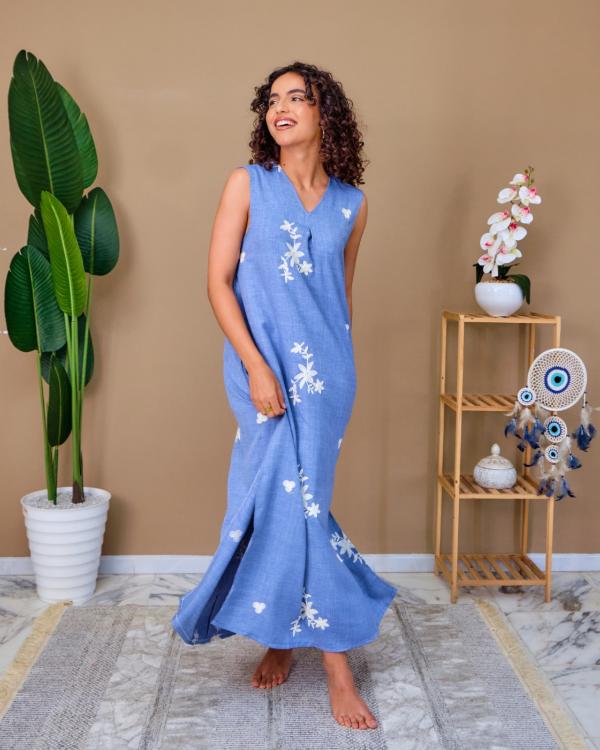 Robe romantique brodée 