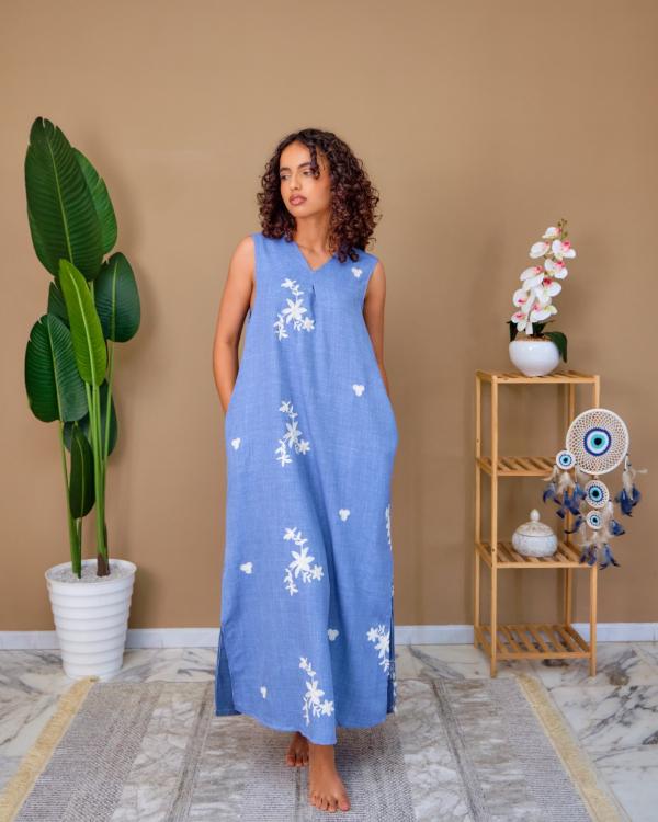 Robe romantique brodée 