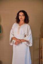 Robe Warda en lin naturel tissé