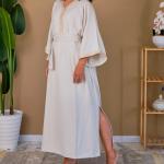 Robe Warda en lin naturel tissé