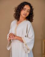 Robe Warda en lin naturel tissé