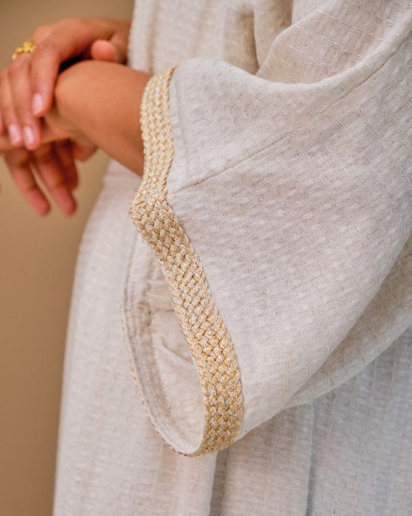Robe Warda en lin naturel tissé