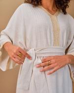 Robe Warda en lin naturel tissé