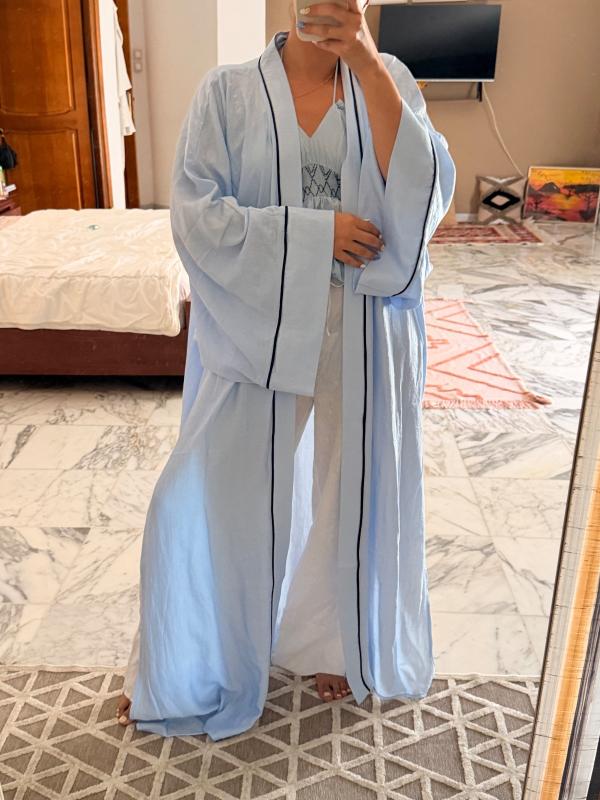 Kimono long Blue sky