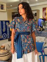 Veste Bijoux Nedjma Bleu Canard 