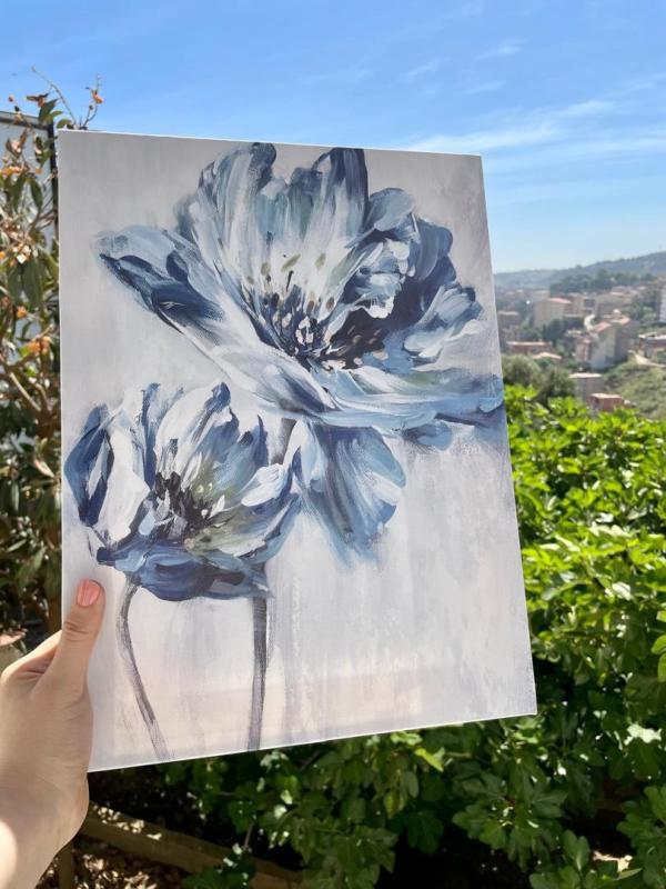 Fleurs Bleu 