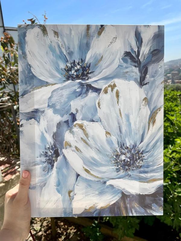 Fleurs Bleu 