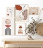 Marron minimaliste line 