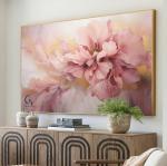 Floral Abstrait rose 
