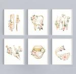 Dentiste Floral ( 6 de taille similaire )