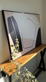 Abstrait beige& noir 