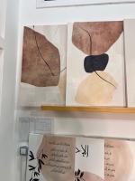 Abstrait marron& beige