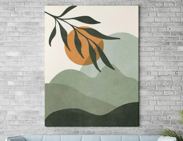 Green Sage en toile