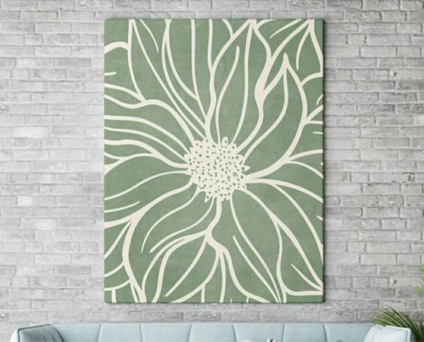 Green Sage en toile