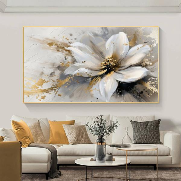 Abstract Gold Flower 