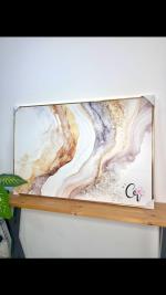 Abstrait Beige Gold