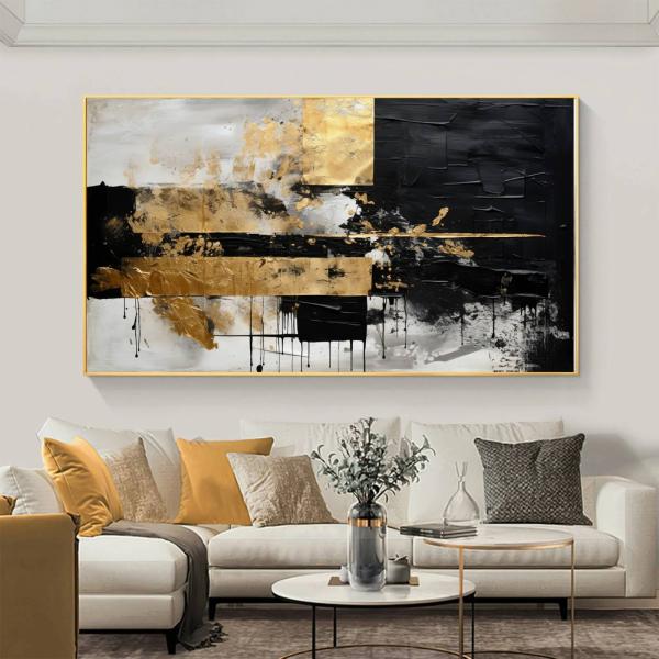 Abstrait Noir Gold 